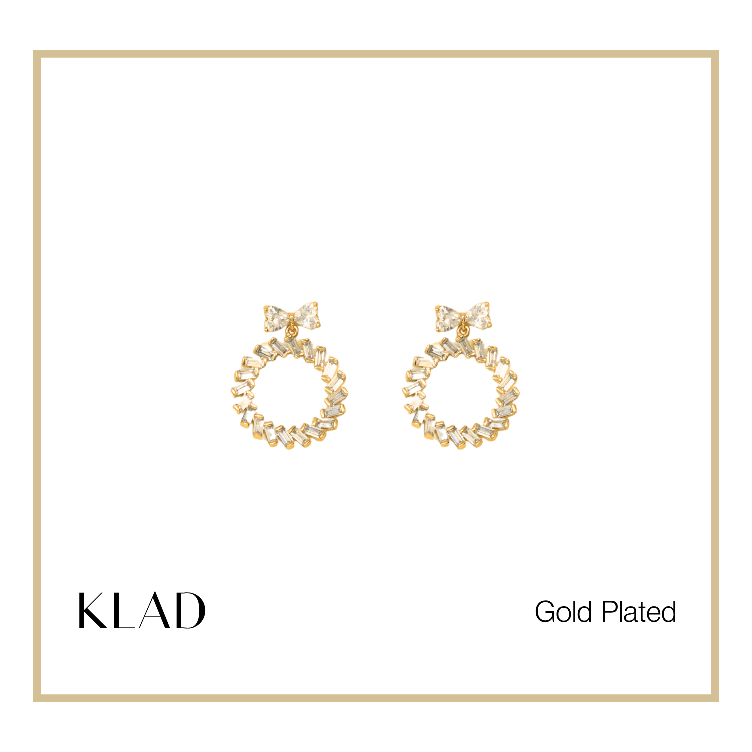 Meir Drop Earrings in Gold