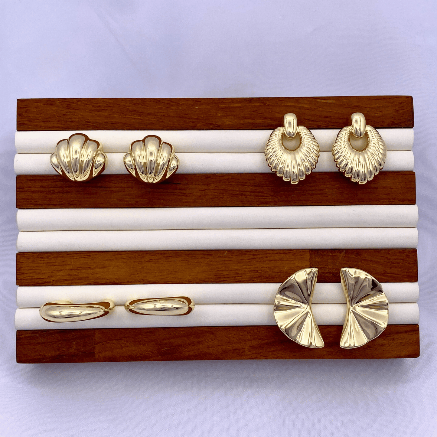 klad-c018 earrings in gold
