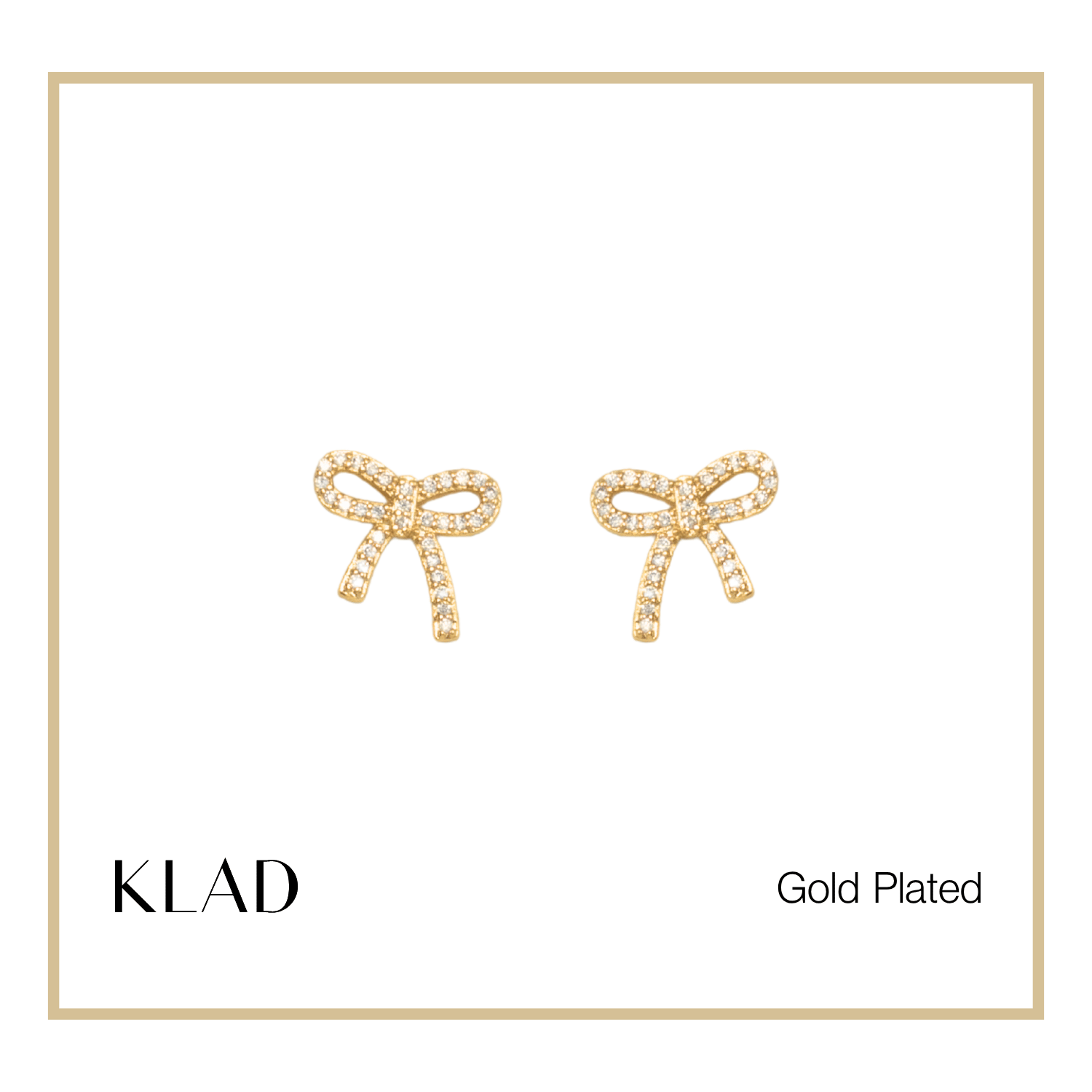 Meryl Stud Earrings in Gold