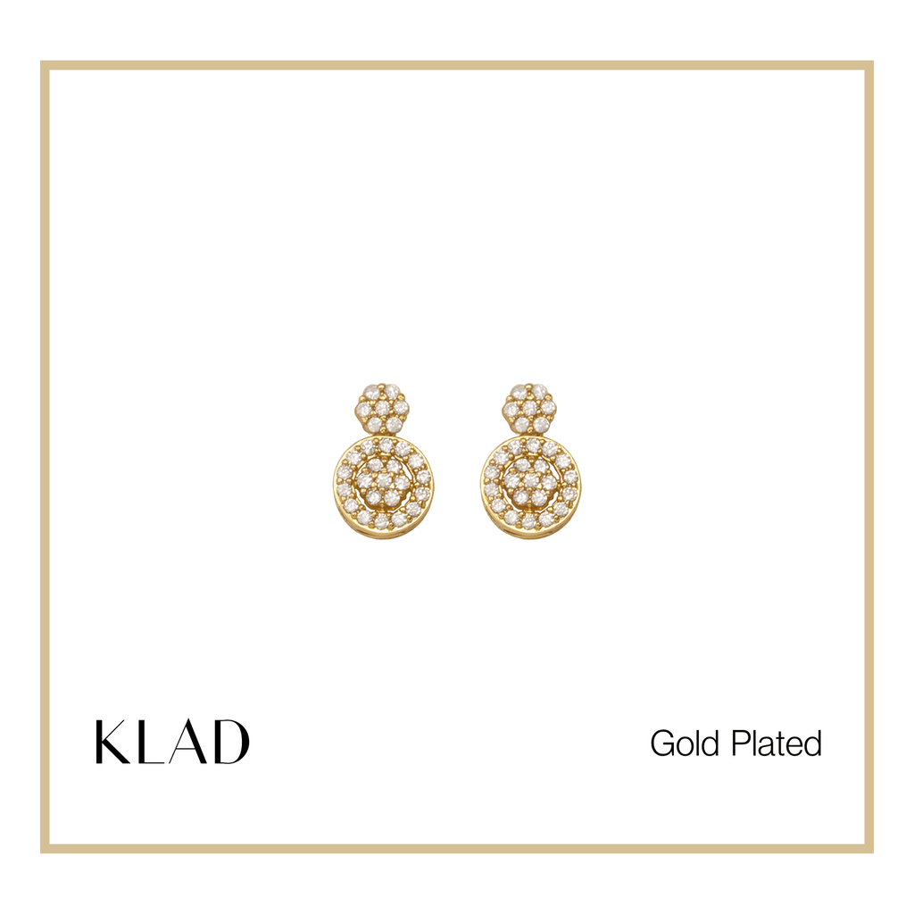 Moira Stud Earrings in Gold