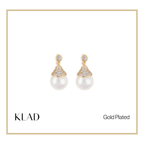 Leris Drop Earrings in Gold
