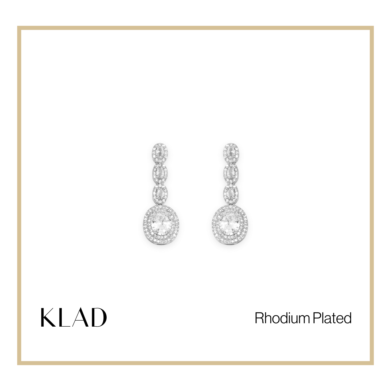 Elcie Set in Rhodium