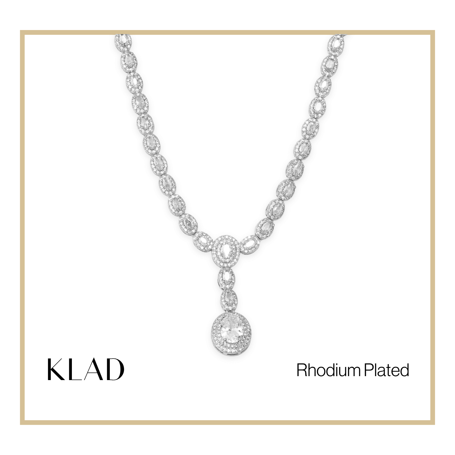 Elcie Set in Rhodium