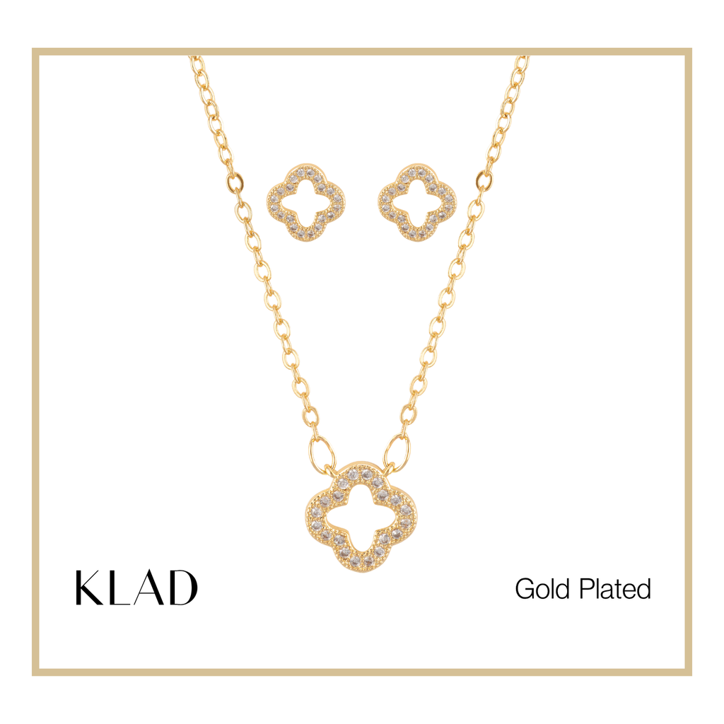 Mitzi Jewelry Set in Gold