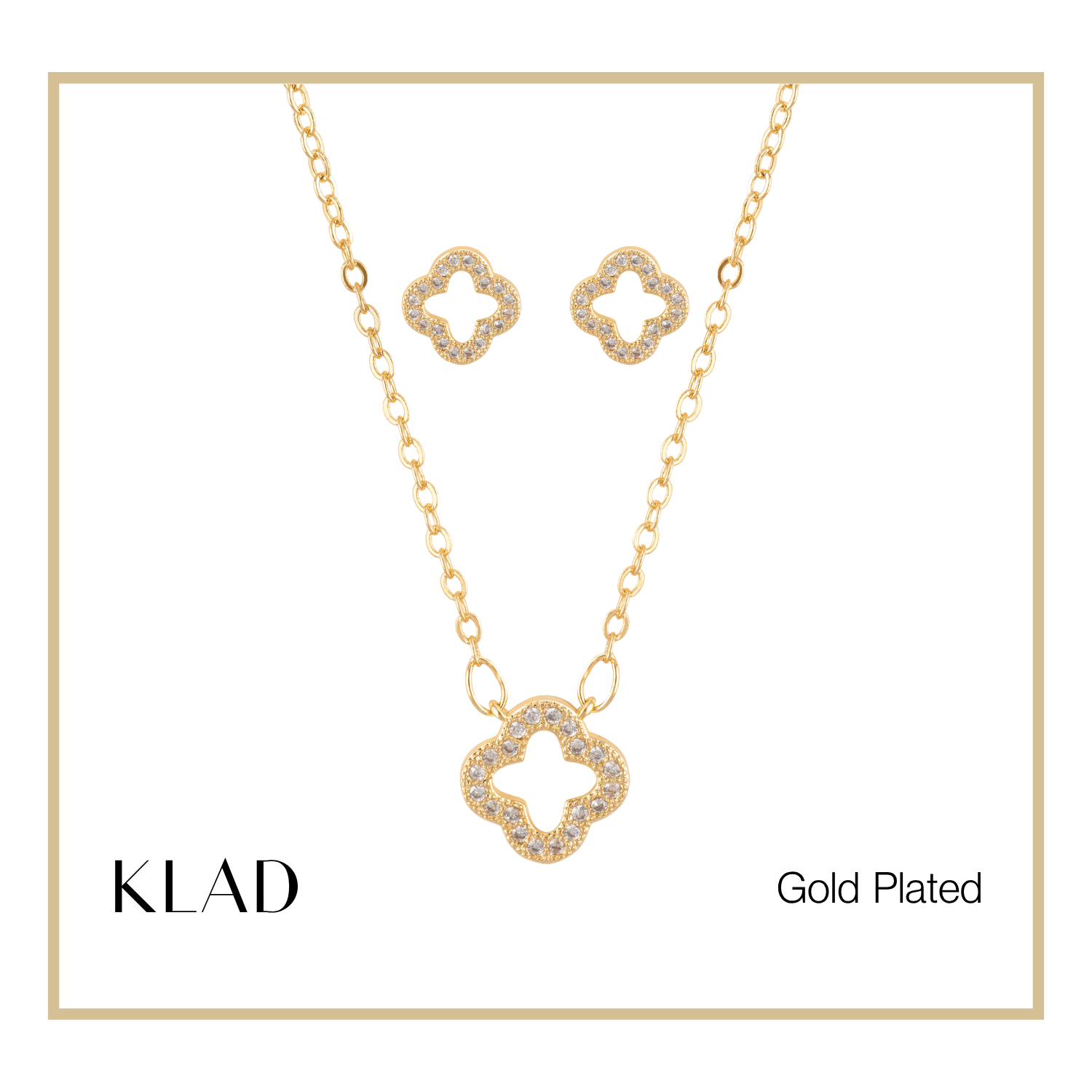 Mitzi Jewelry Set in Gold