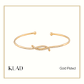 Teia Thin Bangles in Gold