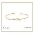Teia Thin Bangles in Gold