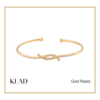 Teia Thin Bangles in Gold