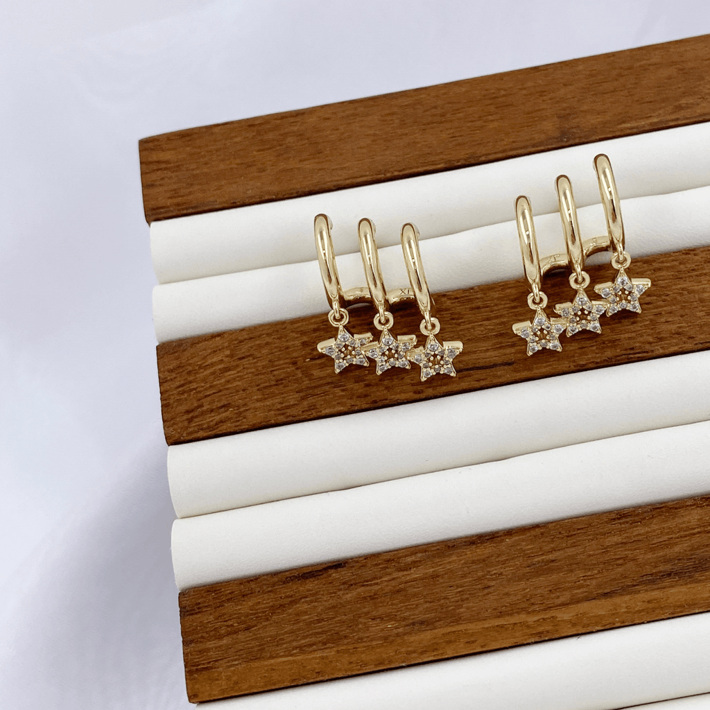 Xarene Earrings in Gold