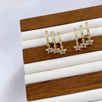 Xarene Earrings in Gold