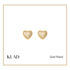 Mallory Stud Earrings in Gold
