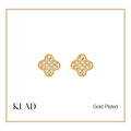 Misty Stud Earrings in Gold