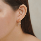 Xarene Earrings in Gold