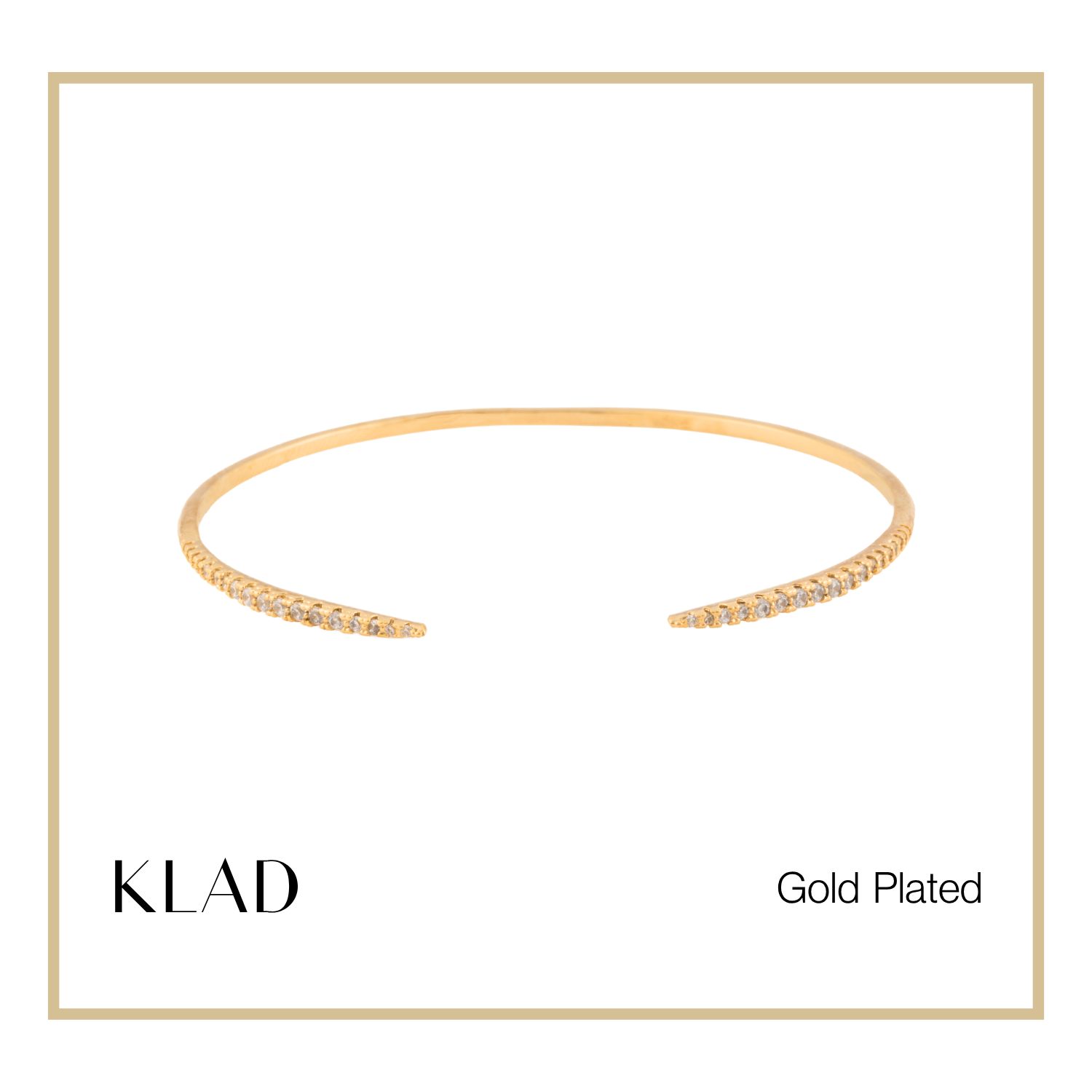Taryn Thin Bangles in Gold