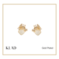 Everie Stud Earrings in Gold