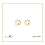 Eisther Stud Earrings in Gold