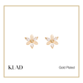 Eva Stud Earrings in Gold