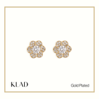 Jaeri Stud Earrings in Gold
