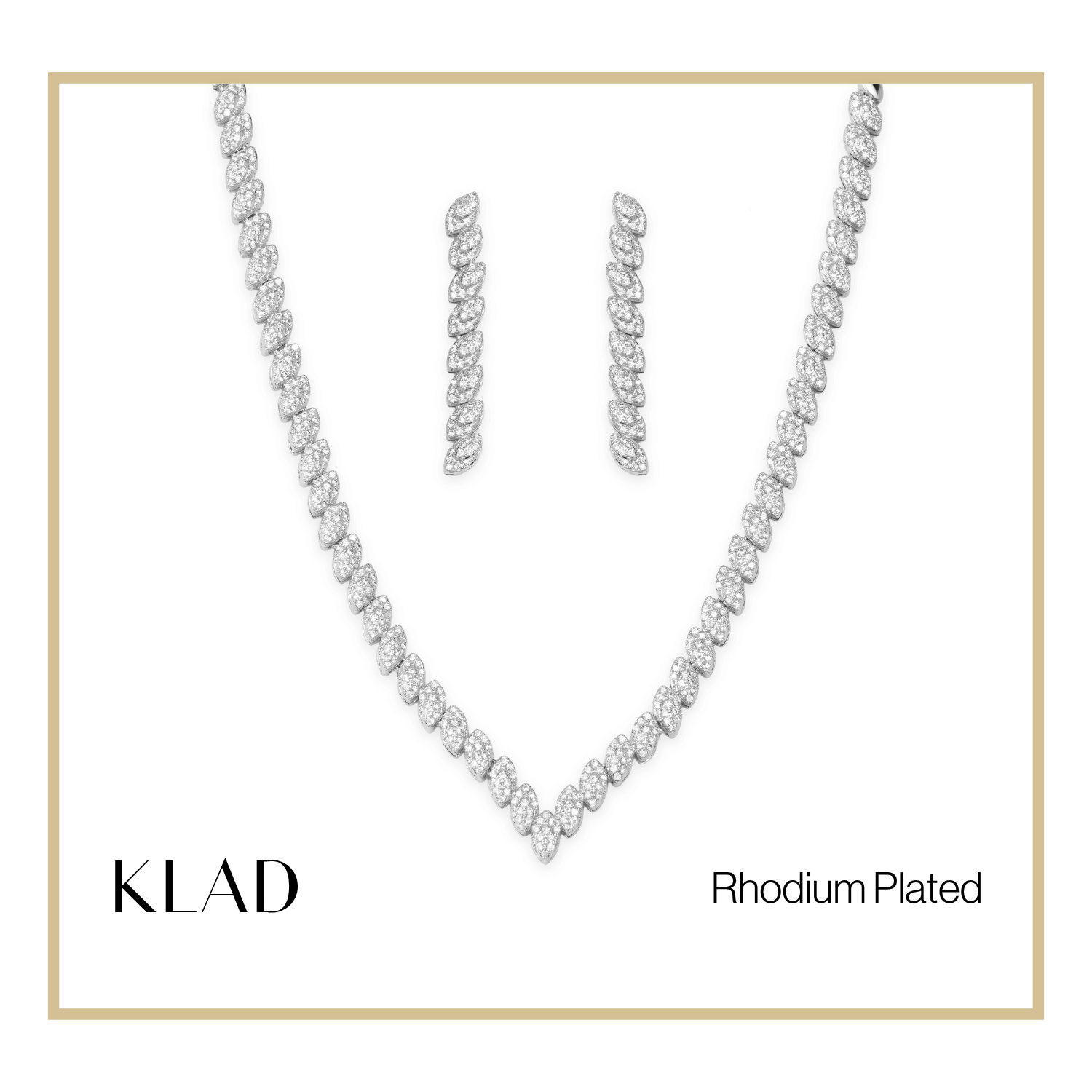 Elegance Set in Rhodium
