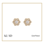 Jaeri Stud Earrings in Gold