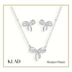 Meika Jewelry Set in Rhodium
