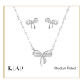 Meika Jewelry Set in Rhodium