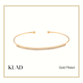 Tori Thin Bangles in Gold