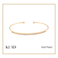 Tori Thin Bangles in Gold