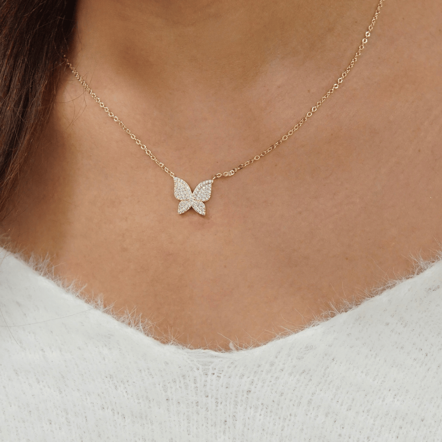 mabel jewelry set in gold
