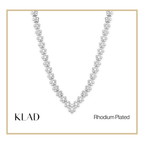 Evaleen Set in Rhodium