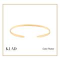 Thalia Thin Bangles in Gold