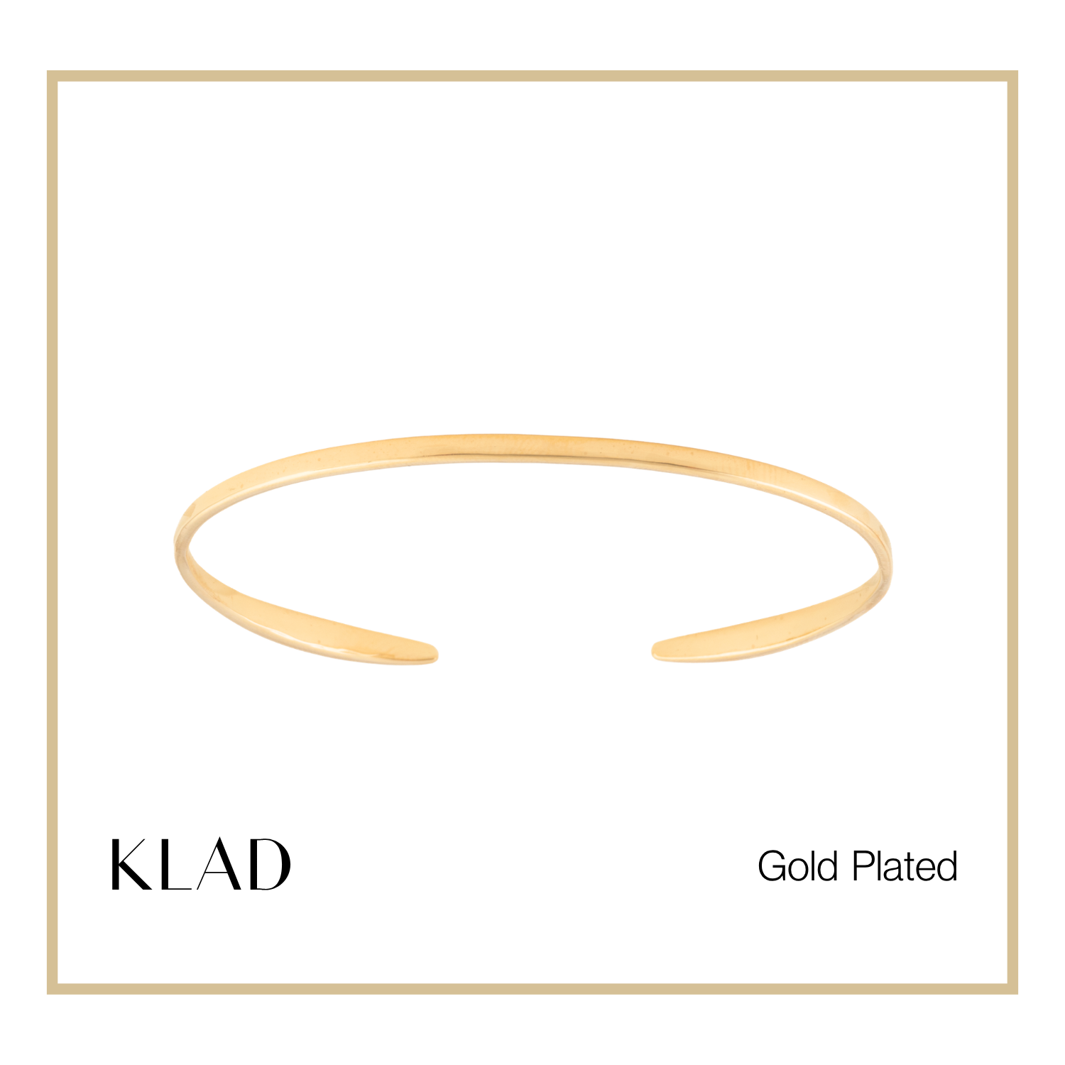 Thalia Thin Bangles in Gold