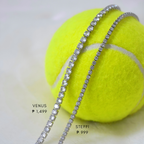 Steffi & Venus Tennis Bracelets in Rhodium