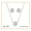 Shina Jewelry Set in Rhodium