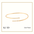 Tatiana Thin Bangles in Gold