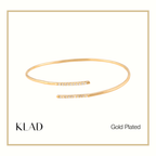 Tatiana Thin Bangles in Gold