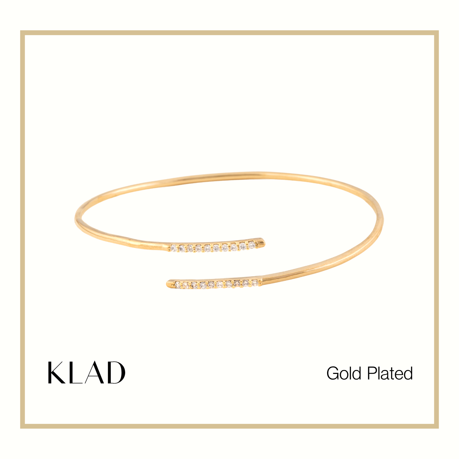 Tatiana Thin Bangles in Gold