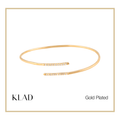 Tatiana Thin Bangles in Gold