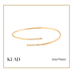 Tatiana Thin Bangles in Gold