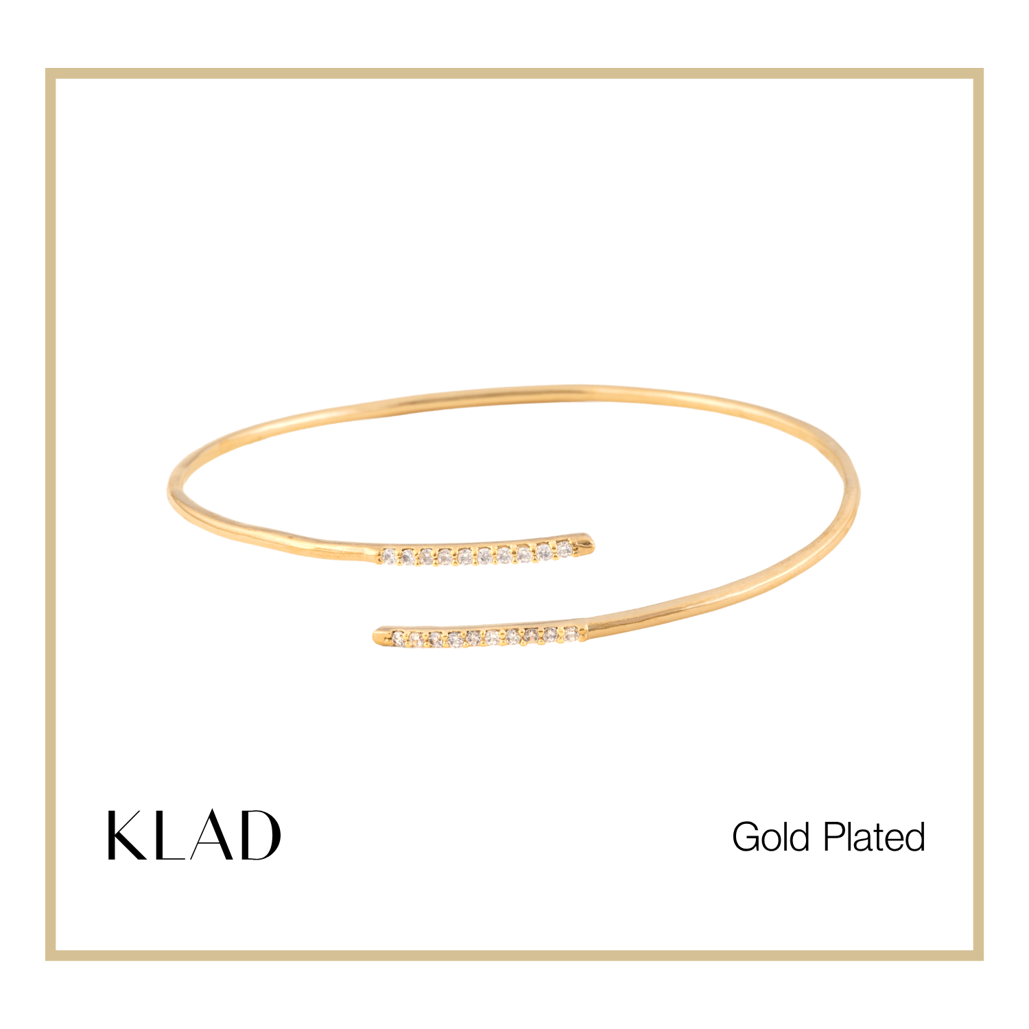Tatiana Thin Bangles in Gold