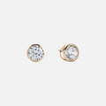 Zandra Stud Earrings in Gold