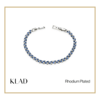Barliz Sapphire Bracelet in Rhodium