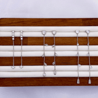 Berenice, Brooke, Brianna  Earrings in Rhodium