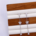 Blair Earrings in Rhodium