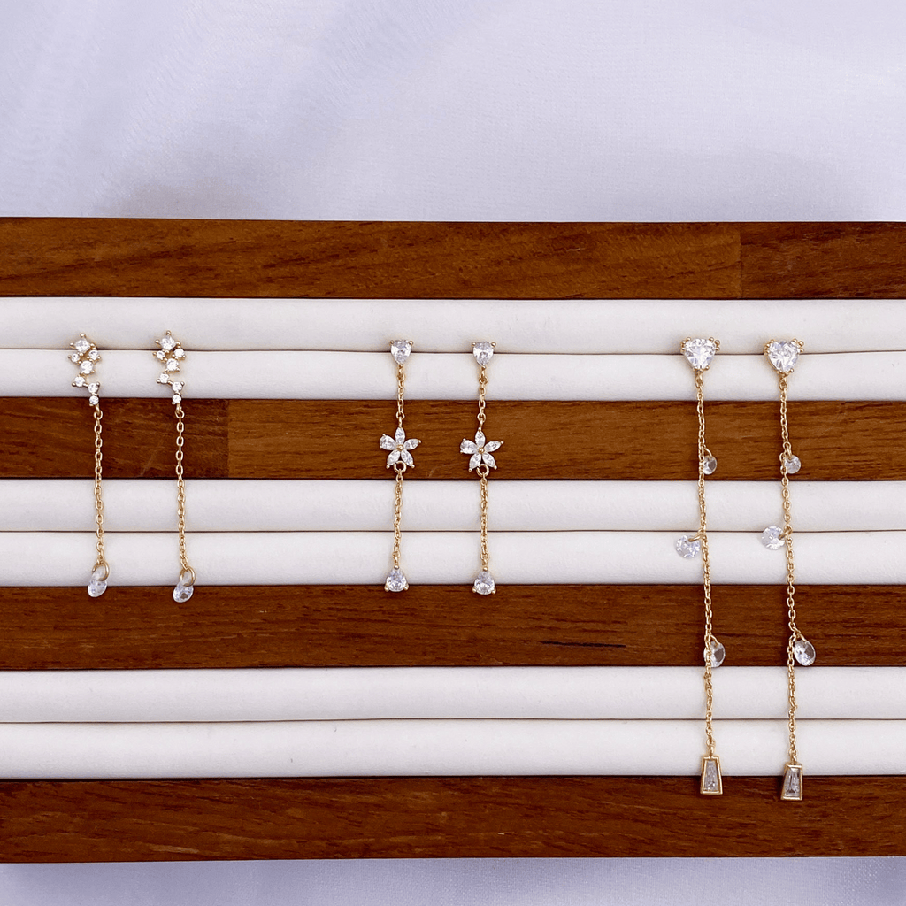 Blake, Blair, Brianna Earrings in Gold