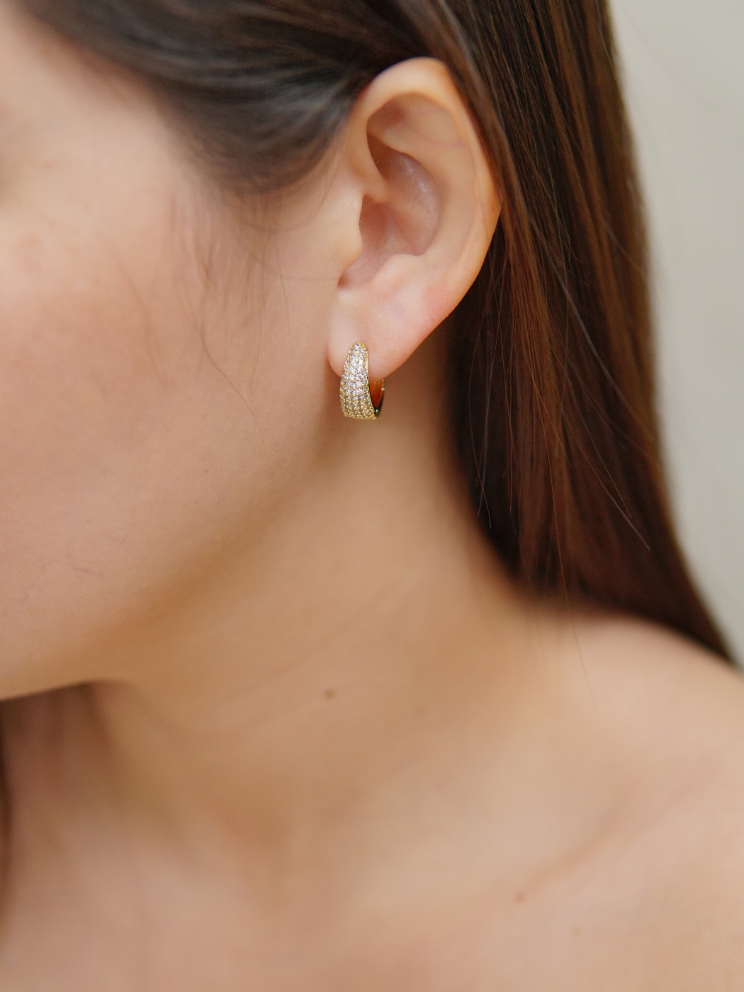 briella hoops in gold