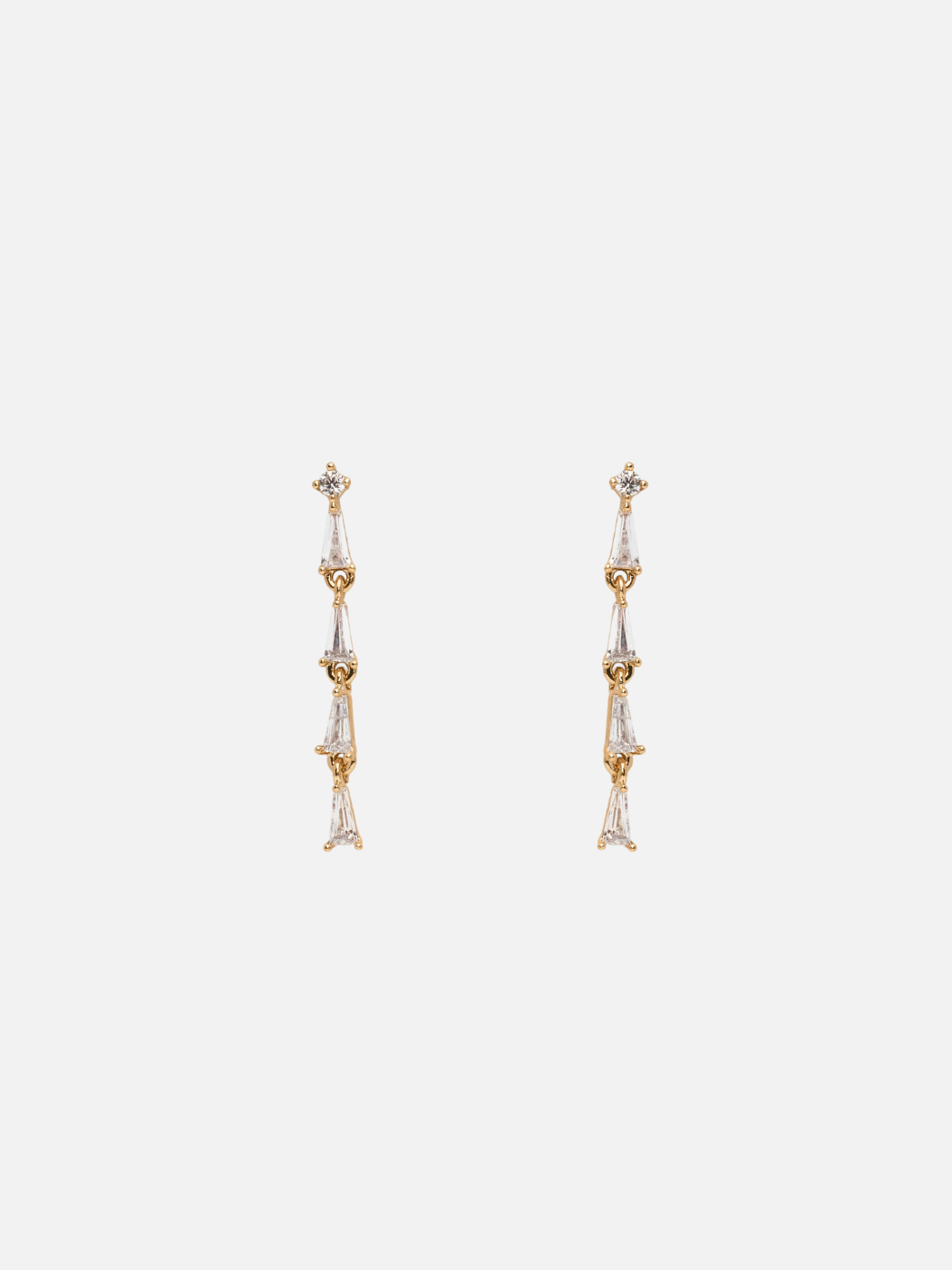 brinley stud earrings in gold