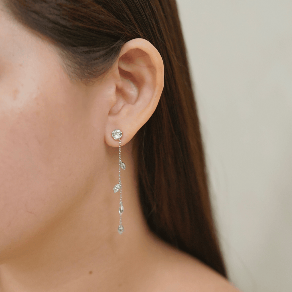Berenice, Brooke, Brianna  Earrings in Rhodium