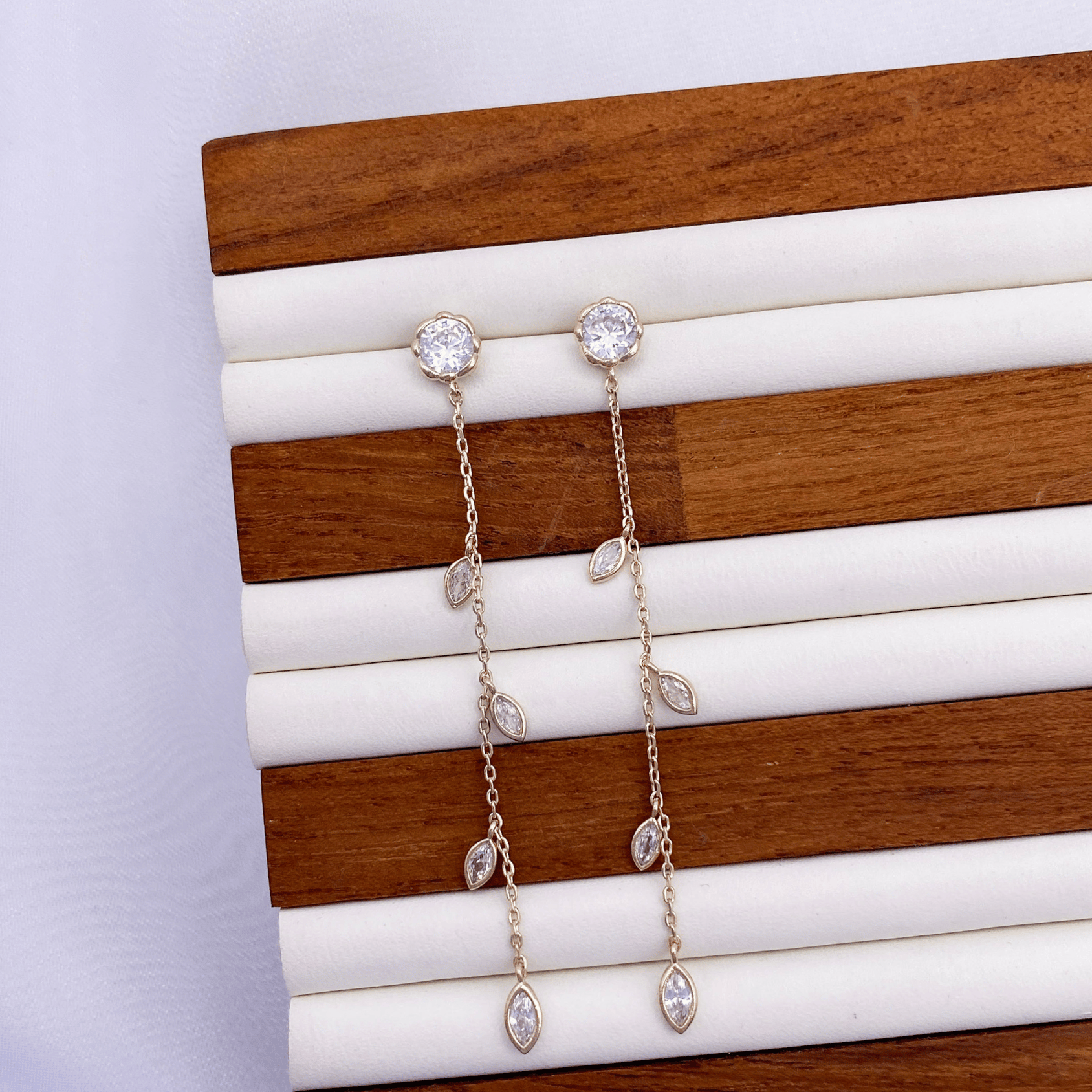 Brooke Earrings in Gold