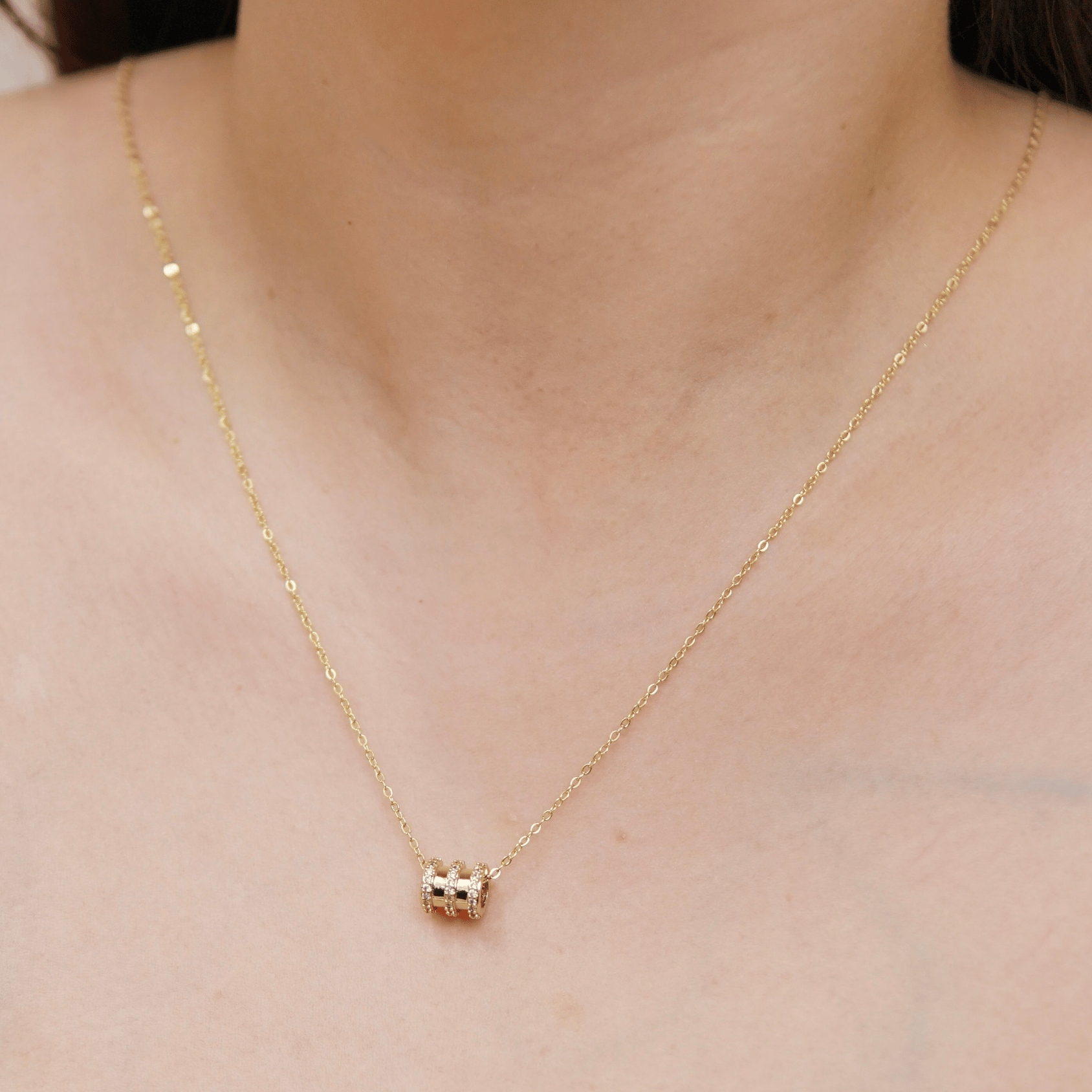 Chandrae Necklace in Gold
